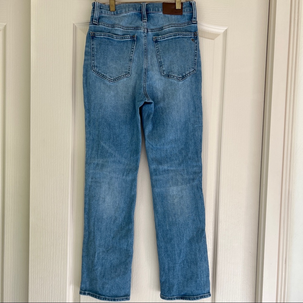 Madewell Slim Demi-Boot Jeans in Denis Wash - Picture 11 of 12